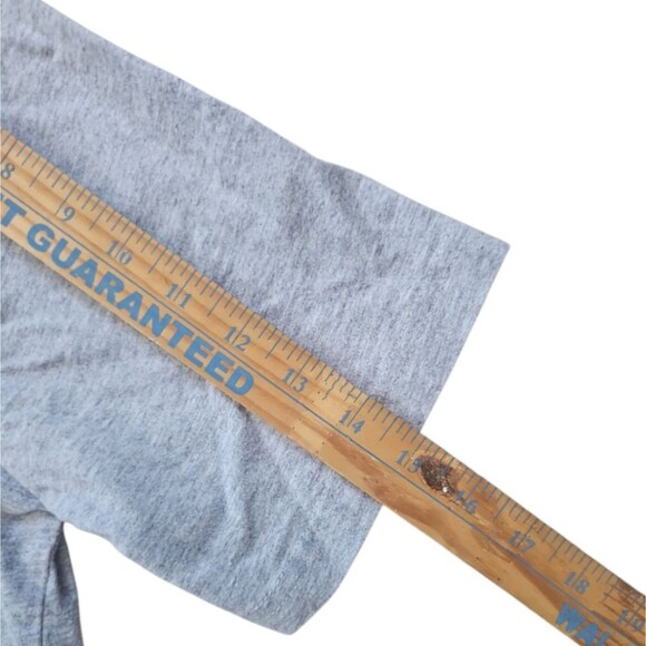 Disney Parks Mickey Mouse Ringer Tee Men’s Small Gray Red Trim Classic Graphic - Picture 10 of 13